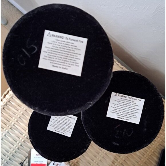 Set of 3 Sanibel Home Metal Graduated Height Pillar Candle Holders Starfish - Picture 8 of 9